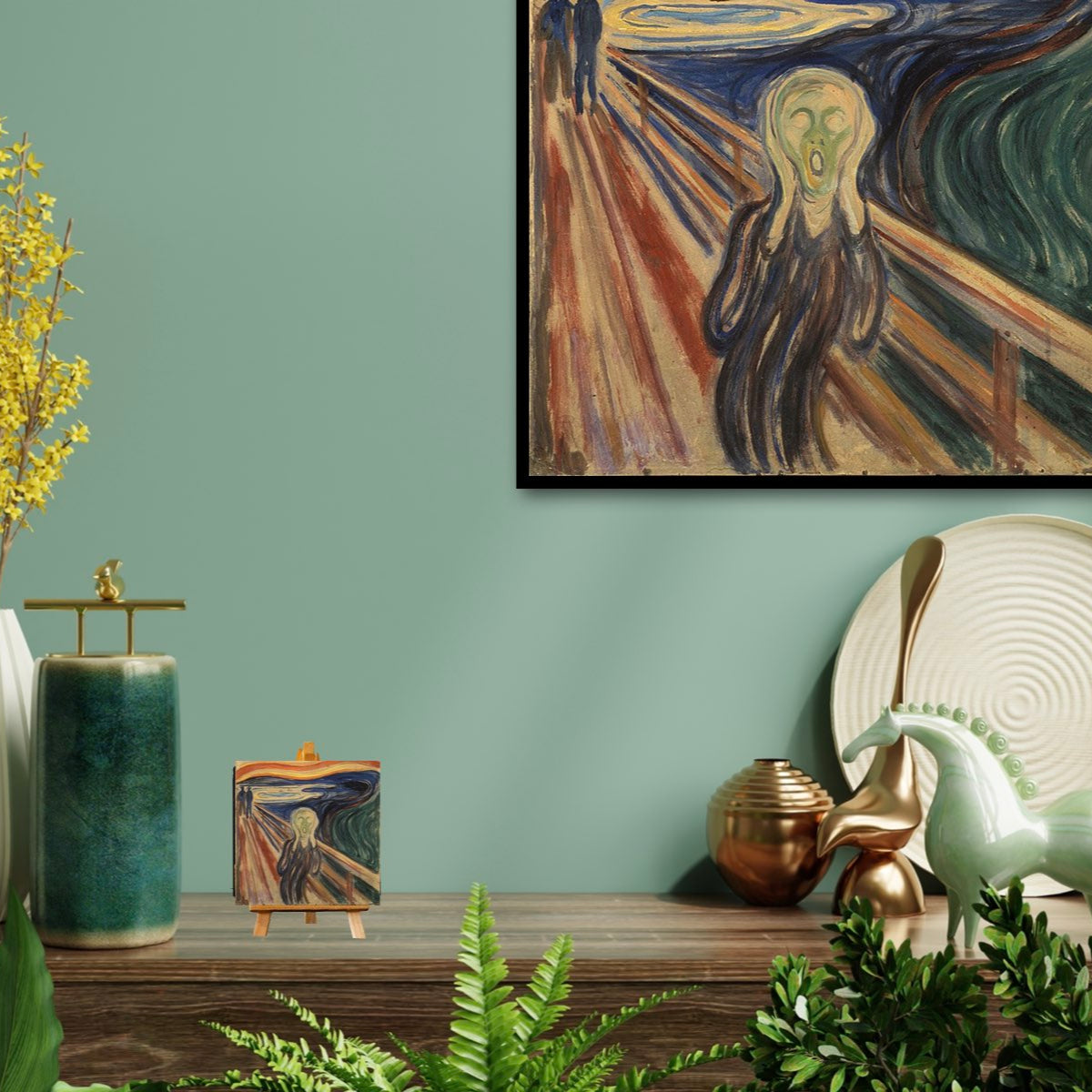 Kunsttegeltje De Schreeuw