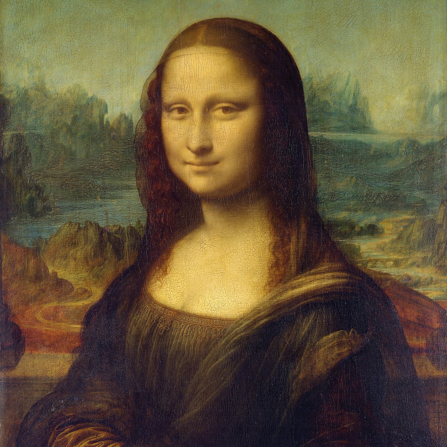 Kunsttegeltje Mona Lisa