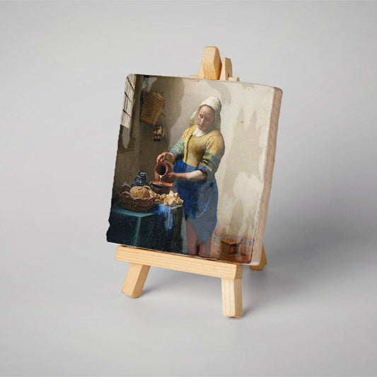 Kunsttegeltje Melkmeisje