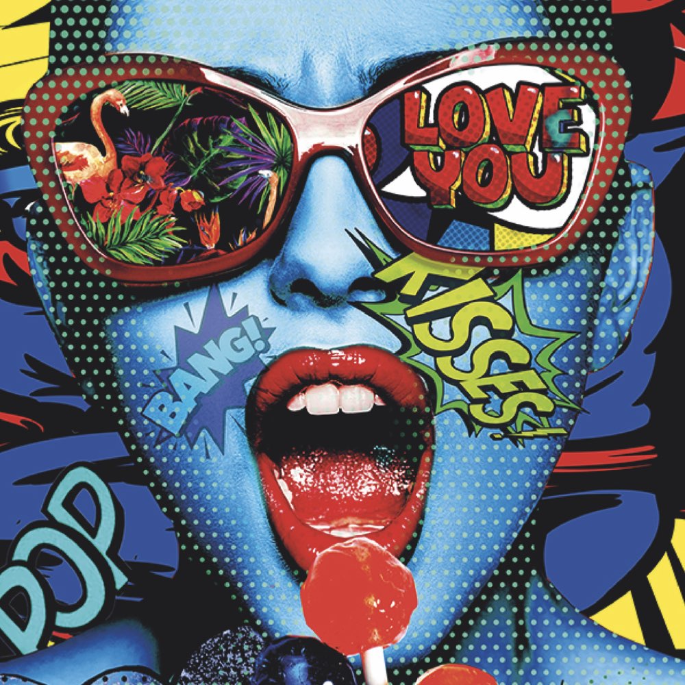 Kunsttegeltje Lollypop