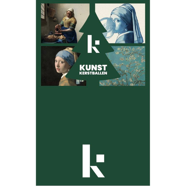 Kunsttegeltjes Kerstballen – 4 stuks- Klassiek