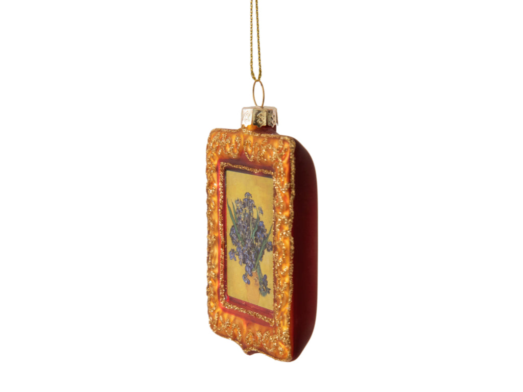 Kunsttegeltjes Kerstballen – 4 stuks - Bloemen