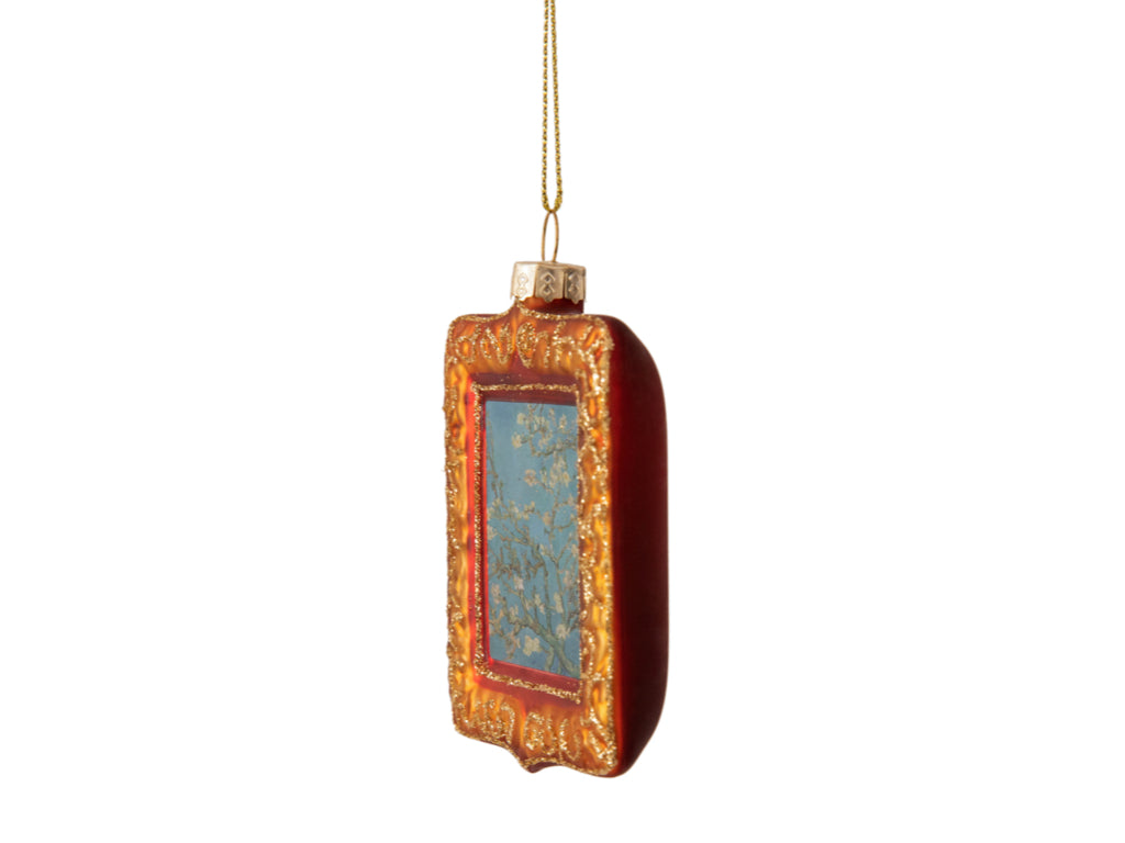 Kunsttegeltjes Kerstballen – 4 stuks - Bloemen