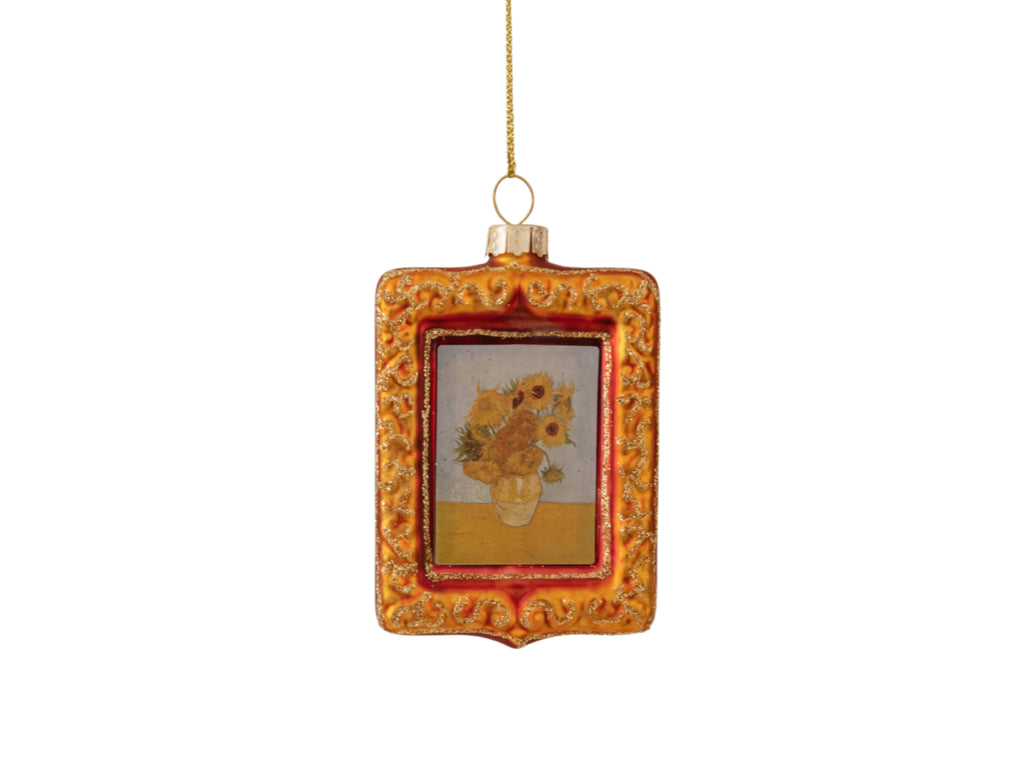 Kunsttegeltjes Kerstballen – 4 stuks - Bloemen