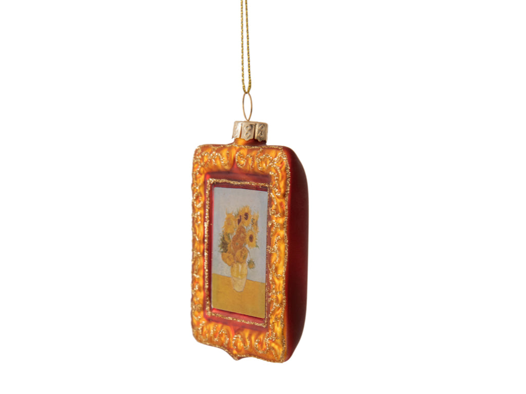 Kunsttegeltjes Kerstballen – 4 stuks - Bloemen