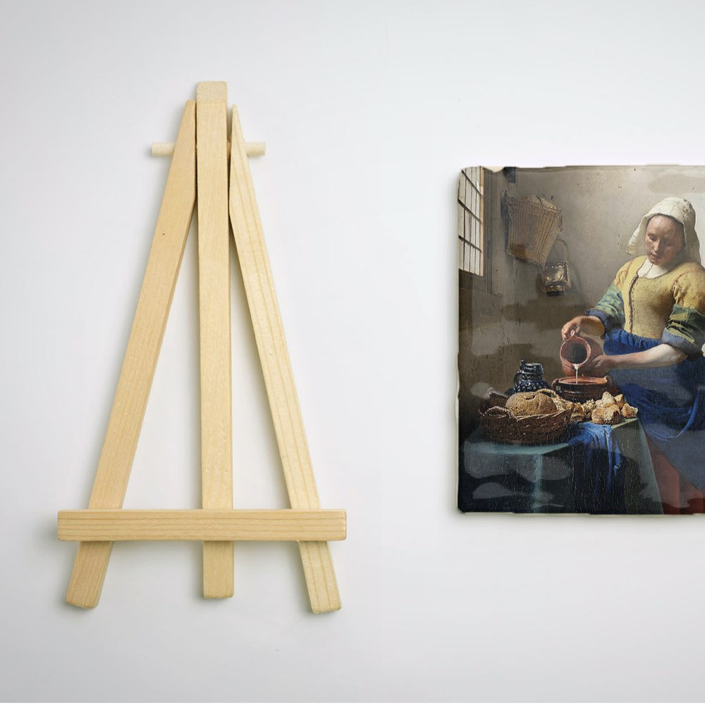 Kunsttegeltje Melkmeisje
