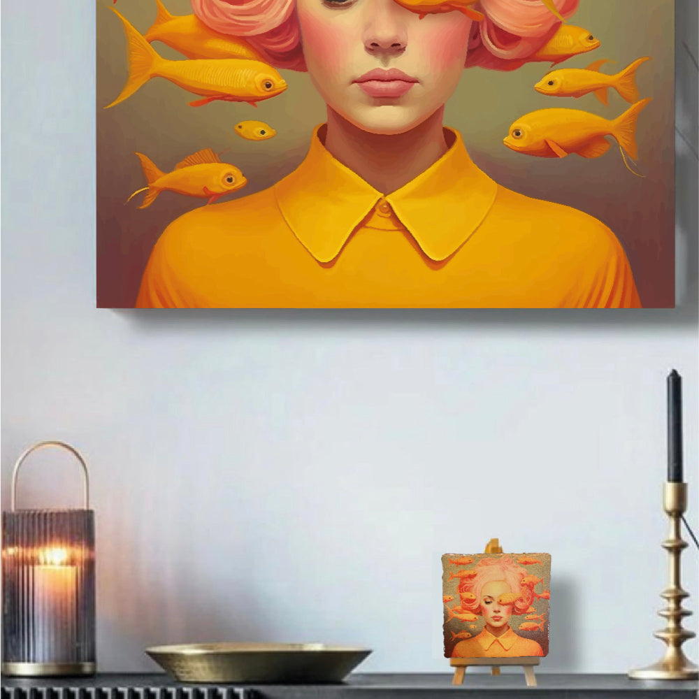 Kunsttegeltje Orange