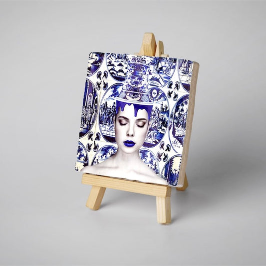 Kunsttegeltje Blue on My Mind